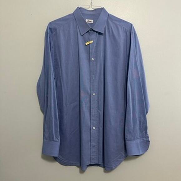 Brioni blue button down size 17.5 - Picture 2 of 8
